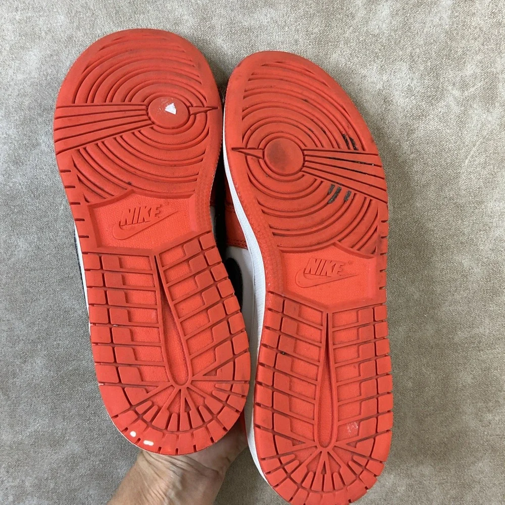 Nike Air Jordan 1 Low OG Size 7Y (GS) Starfish Orange White Black CZ0858-801